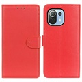Xiaomi Mi 11 Lite 5G Wallet Case with Magnetic Closure - Red