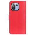 Xiaomi Mi 11 Lite 5G Wallet Case with Magnetic Closure - Red