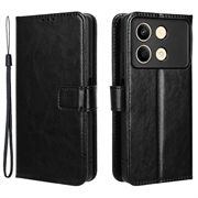Xiaomi Redmi Note 13R Pro Wallet Case with Magnetic Closure