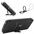HTC Desire 22 Pro Wallet Case - Carbon Fiber - Black