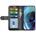 Motorola Moto G71 5G Wallet Case with Magnetic Closure - Black