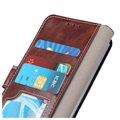 OnePlus Nord CE 2 Lite 5G Wallet Case with Magnetic Closure - Brown