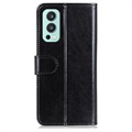OnePlus Nord 2 5G Wallet Case with Stand Feature - Black