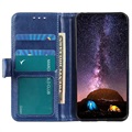 Samsung Galaxy A52 5G, Galaxy A52s Wallet Case with Magnetic Closure - Blue