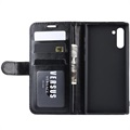 Samsung Galaxy Note10 Wallet Case with Magnetic Closure - Black