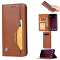 Samsung Galaxy S10 Wallet Case with Stand Feature - Brown