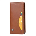 Samsung Galaxy S10 Wallet Case with Stand Feature - Brown