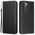 iPhone 14 Pro Wallet Case - Carbon Fiber - Black