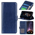 Sony Xperia 1 II Wallet Case with Magnetic Closure - Blue