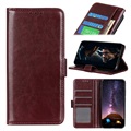 Sony Xperia 1 II Wallet Case with Magnetic Closure - Brown