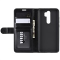 Xiaomi Redmi Note 8 Pro Wallet Case with Magnetic Closure - Black