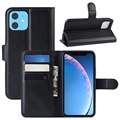 iPhone 11 Wallet Case with Magnetic Closure - Black