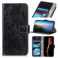 iPhone 12/12 Pro Wallet Case with Magnetic Closure - Black