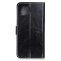 iPhone 12 mini Wallet Case with Magnetic Closure - Black