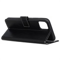 iPhone 12 mini Wallet Case with Magnetic Closure - Black