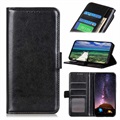 iPhone 13 Mini Wallet Case with Magnetic Closure - Black