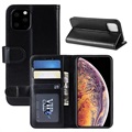 iPhone 11 Pro Max Wallet Case with Magnetic Closure - Black