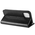 iPhone 11 Pro Max Wallet Case with Magnetic Closure - Black