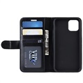 iPhone 11 Pro Max Wallet Case with Magnetic Closure - Black