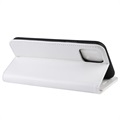 iPhone 11 Pro Max Wallet Case with Magnetic Closure - White