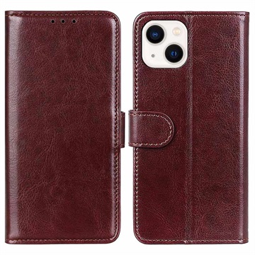 iPhone 14 Max Wallet Case with Stand Feature - Brown