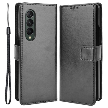 Samsung Galaxy Z Fold4 Wallet Case with Card Pocket - Black