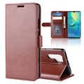 Huawei P30 Pro Wallet Case with Stand Feature - Brown