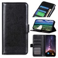 Motorola Edge 20 Lite Wallet Case with Kickstand Feature - Black