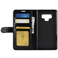 Samsung Galaxy Note9 Wallet Case with Stand Feature - Black