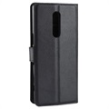 Sony Xperia 1 Wallet Case with Stand Feature - Black