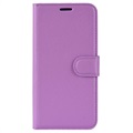 Sony Xperia 1 Wallet Case with Stand Feature - Purple