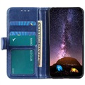 Motorola Moto E20/E30/E40 Wallet Case with Magnetic Closure - Blue