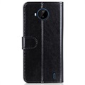 Nokia C20 Plus Wallet Case with Magnetic Closure - Black
