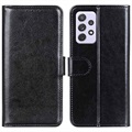Samsung Galaxy A73 5G Wallet Case with Magnetic Closure - Black