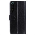 Sony Xperia 1 IV Wallet Case with Magnetic Closure - Black