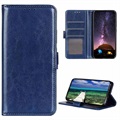 Sony Xperia 10 IV Wallet Case with Magnetic Closure - Blue