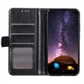 Vivo X80 Pro Wallet Case with Magnetic Closure - Black