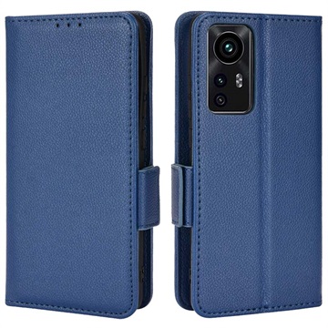 Xiaomi 12/12X Wallet Case with Magnetic Closure - Blue