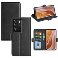 ZTE Axon 40 Ultra Wallet Case with Magnetic Closure - Black