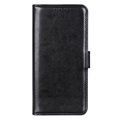 iPhone 14 Pro Max Wallet Case with Magnetic Closure - Black