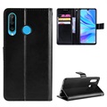Honor 20 Lite Wallet Case with Kickstand Feature - Black