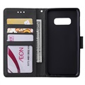 Samsung Galaxy S10e Wallet Case with Stand Feature - Black