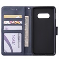 Samsung Galaxy S10e Wallet Case with Stand Feature - Dark Blue