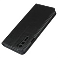 OnePlus Nord Wallet Leather Case with Kickstand - Black