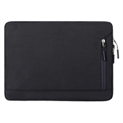 Water Resistant Elegant Oxford Laptop Sleeve w. Side Pocket - 13.3"