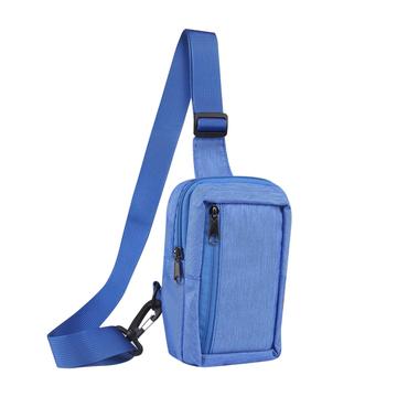 Water-Resistant Nylon Chest and Shoulder Phone Bag - Fits 6.5" - 7.2" Phones