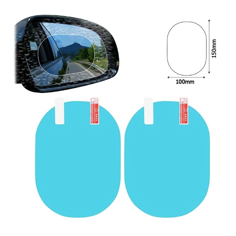 Waterproof Anti Fog Car Rearview Mirror Cover 2 Pcs Waterproof Anti Fog Car Rearview Mirror, How To Make A Mirror Waterproof