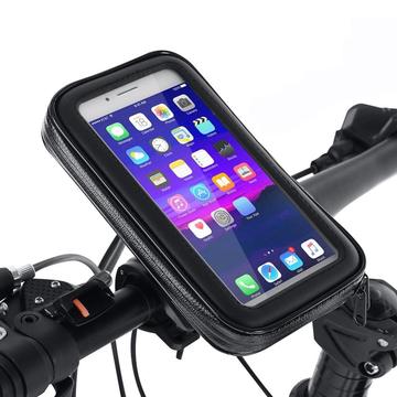 Waterproof Bike Holder for Handlebars XXL - 7" - Black