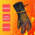 Waterproof Electric Heated Gloves with Touchscreen - Black