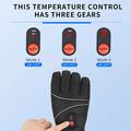 Waterproof Electric Heated Gloves with Touchscreen - Black